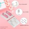 Orglace Self Ear Piercing Kits 4 Pack Disposable Body Piercing Kits with 5mm Earring Studs Piercing Kit Tool for Salon Home Use
