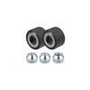 Wheel Stud Installer Tool Iron with 3/4" Hex Wheel Lug Nuts Kit Set Silver Tone