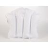 Inflatable Back Neck Support Bath Comfort Cushion, Terry Cloth Face Pillow (White)