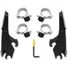 Memphis Shades - MEB2027 - Batwing Fairing for Trigger-Lock Mounting Kit, Black