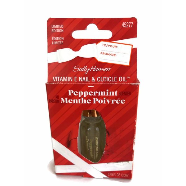 Sally Hansen Nail Treatment Vitamin E Nail & Cuticle Oil , Peppermint .45 fl oz