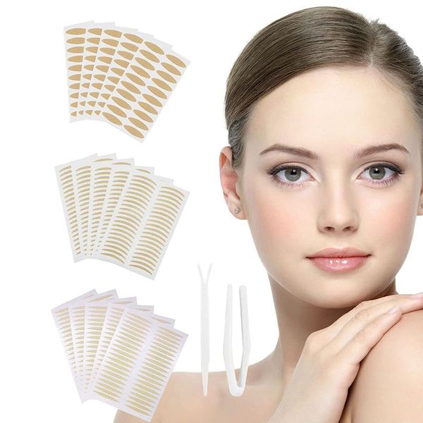 Schlupflider Stripes, Eyelid Tape,Eyelid Lifting Stripes, Eyelid Tape Eye Tapes for Droopy Mono-eyelids, Eyelid Lifting without Surgery, Waterproof Invisible Double Eyelid Strips, 600pc