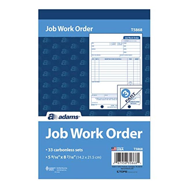 adams-job-work-order-book-3-part-carbonless-white-canary-white-5-9