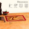 Kitzini Silicone Baking Mat Set (2) Half Sheets - Non Stick Cookie Sheets Professional Grade