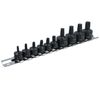 1/4" and 3/8” Drive Stubby Impact Torx Star Bits Sockets T10 – T50 10pc Set