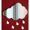 Super Cool Creations Cloud Mirror & 5 raindrops - 35cm x 23cm