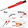 Nicpro Carpenter Pencil with Sharpener, Mechanical Carpenter Pencils Set with 26