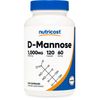Nutricost D-Mannose 500mg Per Capsule, 120 Capsules, 1000mg Per Serving