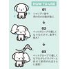 CBJAPAN Towel Gloves, Microfiber, 3x Water Absorbency, Pet Hachi