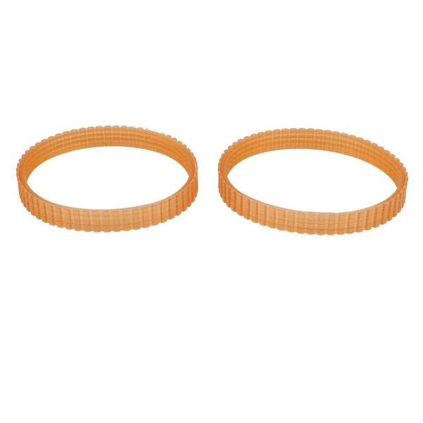 Sourcingmap 2pcs 10mm Width 215mm Inner 1900B Electric Machine Belt Girth PU Electric Planer Drive Belt Orange for 1900B