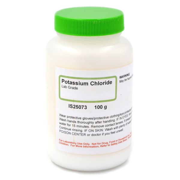 ALDON Innovating Science Lab-Grade Potassium Chloride, 100g - The Curated Chemical Collection