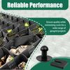 Geogrid Connectors Clips for All GeoCell, Break-Proof Design - 50 Pack