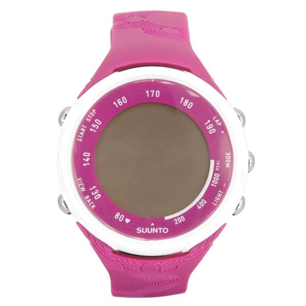 SUUNTO WOMEN'S T1C HEART RATE MONITOR FITNESS SPORT WATCH, TRUE FUCHSIA WHITE