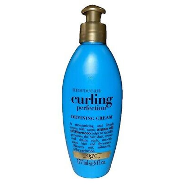 OGX Moroccan Curling Perfection, Defining Cream + Exotic Argan Oil (6 fl oz)