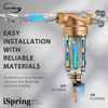 Water Pre-Filter System/Whole House Spin Down Sediment Water Filter - 50 Micron