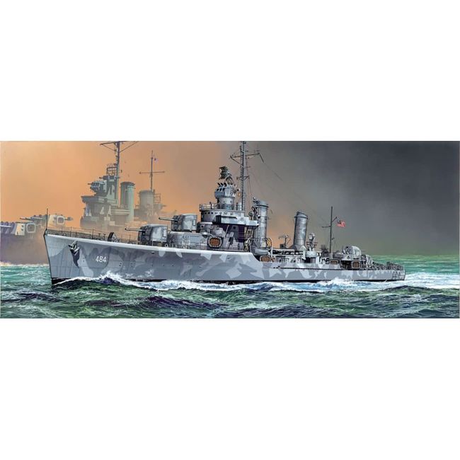 PLATZ DRAGON 1/350 WWII US Navy Greaves Class U.S. S. S. Buchanan DD-484 1942 Plastic Model DR1021