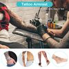 Tattoo Arm Rest, Professional Tattoo Armrest and Legrest, Stand Height Adjustable Foldable Armrest Pad Tattooing Soft Sponge Pad Rest Stand for Studio Salon Tattoo, 180° Tilt, Black
