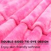 obinsm Warm Blanket Pink Soft Fleece Blankets Throw Blankets for Bed