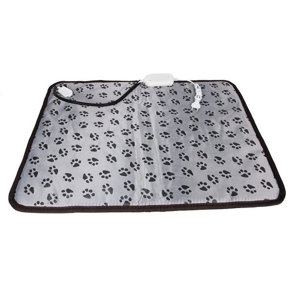 Pet Heating Pad For Dog Cat Heat Mat Indoor Electric Waterproof Dog Heated Pad With Chew Resistant Cord Winter Pet Blanket Warmer - Footprint Au / 45X45Cm