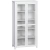 Modern Kitchen Pantry, 5-tier Storage Cabinet w/ Adjustable Shelves, White