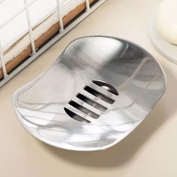 304 Stainless Steel Bathroom Sink Soap Dish Rack Holder