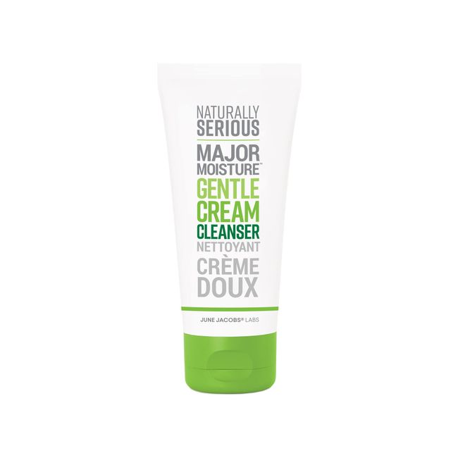 Naturally Serious | Major Moisture Gentle Cream Cleanser, Hydrating Cleanser with Coconut Oil, Makeup-Removing Cleanser, Vegetarian Skincare, Cruelty-Free Skincare