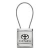 Toyota Venza Satin Chrome Cable Key Fob (Silver)