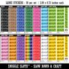 Remove from Mailing List Sticker Pack - Matte Finish - Mini 1.25" Size - Light Blue