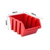 PAFEN Set of 100 x Stacking Boxes NP4 Red Storage Boxes Sorting Boxes