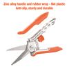 FLORA GUARD Micro-Tip Pruning Snip, 6.5 Inch Secateurs with Soft-Touch Handle, Pruning Shears, Stainless Steel (Orange)