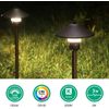 EDISHINE 4 Pack Low Voltage Landscape Lights 150 LM Outdoor LED Pathway Light 