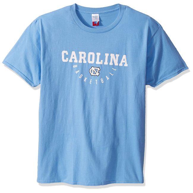 UNC North Carolina Adult Size Basketball T-Shirt (X-Large) Blue