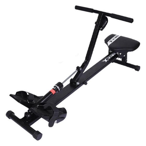 X-King muscle strength aerobic full body home rowing machine, ROW-M-2000, black