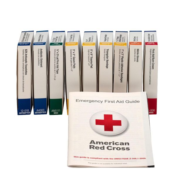 First Aid Only 740010: Refill for 10 Unit Unitized First Aid Kits, 1 Ea.