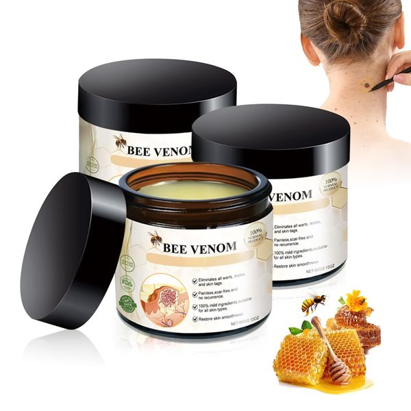 3 Stück Turonu Bee Venom Treatment Cream,New Professionelle Bienengift-Reparaturcreme, Bee Venom Repair Cream,Turonu Bee Venom Cream