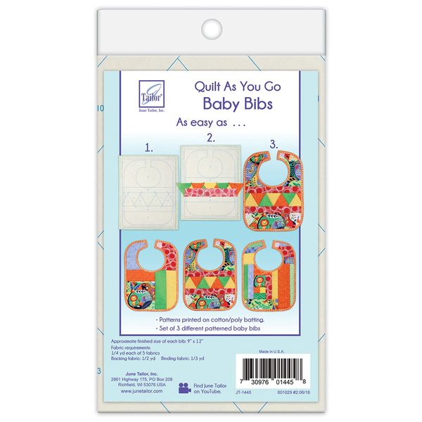 JUNMN June Tailor Quilt As You Go Baby Bibs (3)