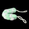 HK Home Bath SCRUNCHIE BACK SCRUBBER -Bath Shower Scrunchie, Rope Handles & Exfoliators Includes MOBILE Eraser