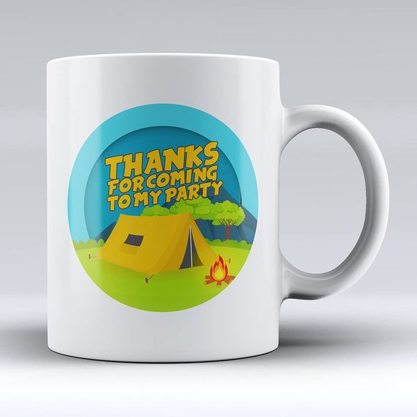 Camping Tent - Personalised 10oz Ceramic Mug
