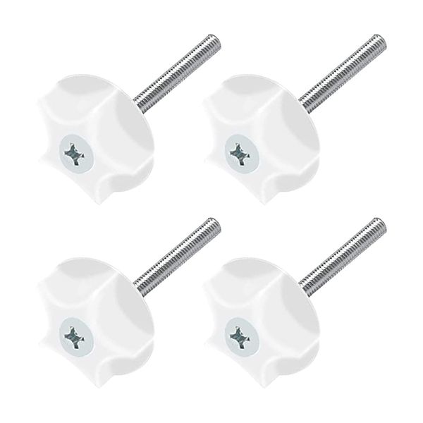 4 PCS Headboard Bolts M8 Headboard Fixings Easy Fit Headboard Screws and Washers Strong Hold Bed Headboard Bolts Fittings for Divan Bed