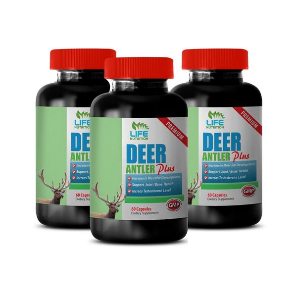 IGF-2 - DEER ANTLER PLUS 555mg - Boost Muscular Development Tablets 3B
