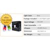 2 Pack 0.5W Plug in LED Night Light with Dusk to Dawn Sensor Blue