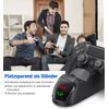HELLCOOL Ladestation für PS4 Controller, Ladestation mit 2Std Schnelllade/LED Anzeige für Playstation 4/PS4 Slim/PS4 Pro Wireless Controller