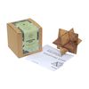 Shooting Star Puzzle: 3D Brain Teaser Wooden Puzzle for Adults Classic Handheld Interlocking STEM Skill Builder Interlocking Game Educational Problem-Solving Game