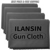 4Pack Technology Microfiber Black/Gray Gun Cloth-Large Size-Lint Free-Reusabl...