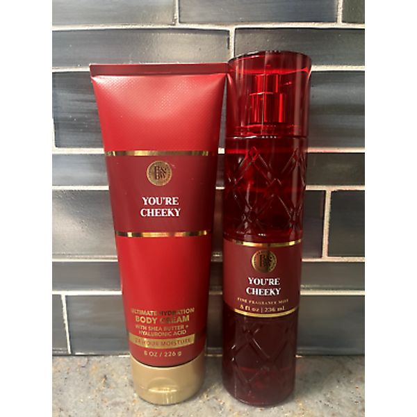 Bath and Body Works You're Cheeky Mist and Body Cream Combo
