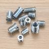 130 Pcs M6 M8 M10 Threaded Insert Nuts, Screw-in Nuts, Threaded Inserts, Metal Insert Nuts with Flange Cover, Wood Thread Inserts, Hex Socket Drive Nut Fasteners