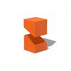 Ultimate Guard Return To Earth Boulder Deck Case 100+ Standard Size Orange, 76 x 75 x 98.5 mm