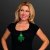 FlashingBlinkyLights Light Up Shamrock Necklace With Green LEDs