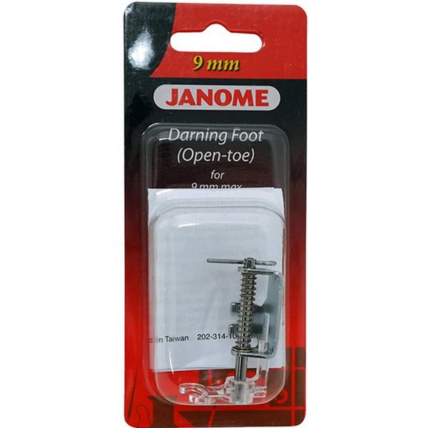 Janome Open-Toe Darning Foot for 9mm Machines