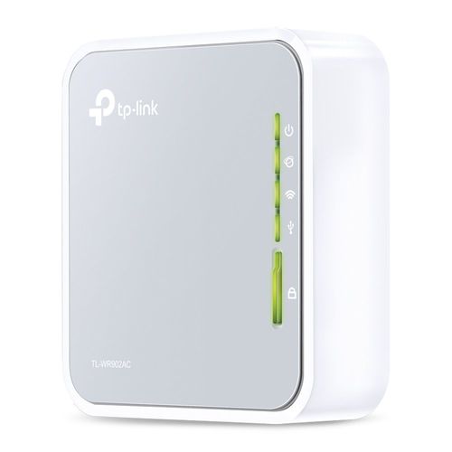 TP-Link TL-WR902AC WiFi Wireless LAN Nano Router, 11ac AC750, 433+300Mbps, Relay/Subconsole/AP Mode, For Hotels, USB Power, Dual Band, 3 Year Warranty